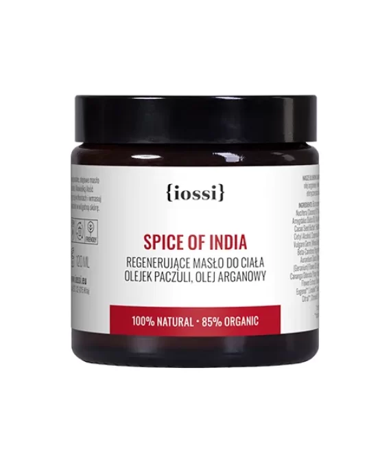 Spice of India. Regenerujące masło do ciała. Paczula i argan